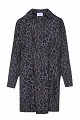 Mini leopard print shirt dress