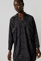 Rochie-cămașă scurtă cu print leopard