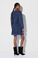 Mini printed wrap dress