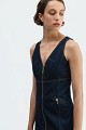 Rochie scurtă din denim