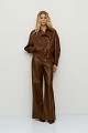 Erika leather-look trousers