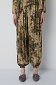 Pantaloni balloon cu print floral
