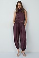 Satin balloon pants