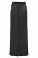 Suede wide-leg trousers