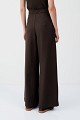 Pantaloni wide-leg cu talie înaltă și dungi