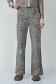 Erika wide-leg animal print jeans