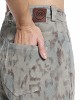 Blugi Erika wide-leg cu animal print
