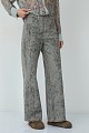 Erika wide-leg animal print jeans