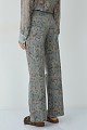 Erika wide-leg animal print jeans