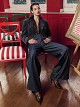 Pantalones de mezclilla de pierna ancha Lexa