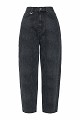 Tania balloon croc-effect jeans