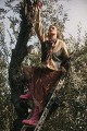Μίντι φούστα με δαντέλα