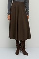 Midi flared skirt