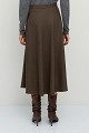 Midi flared skirt