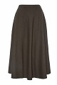 Midi flared skirt