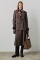 Blazer a cuadros de doble botonadura