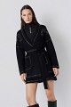 Knitted cardigan with rhinestone embellishments