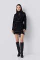 Knitted cardigan with rhinestone embellishments