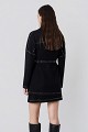 Knitted cardigan with rhinestone embellishments