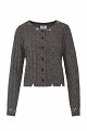 Knitted cardigan with embellished stones