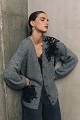 Cardigan din tricot cu dantelă