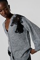 Cardigan din tricot cu dantelă