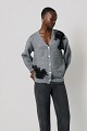 Cardigan din tricot cu dantelă