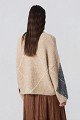 Argyle knit cardigan