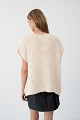 Cardigan sin mangas de punto