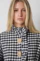 Checked shirt with ruffle details