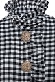 Checked shirt with ruffle details