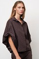 Oversized striped shirt