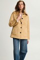 Reversible shearling jacket