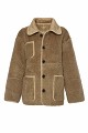 Reversible shearling jacket