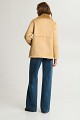 Reversible shearling jacket