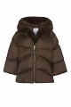 Puffer μπουφάν με γούνα