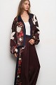 Printed bomber jacket with satin finish