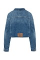 Denim jacket with embroidered details