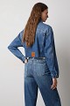 Denim jacket with embroidered details