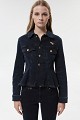 Chaqueta de denim con botones decorativos
