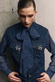 Vestă din denim cu pietricele