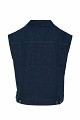 Vestă din denim cu pietricele