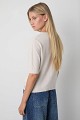 Short-sleeved sequin sweater