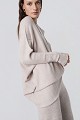 Pulover asimetric din tricot