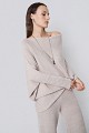 Pulover asimetric din tricot