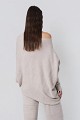 Pulover asimetric din tricot