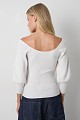 Ribbed balloon sweater