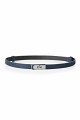 Suede leather belt