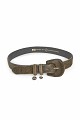 Pony hair leather belt