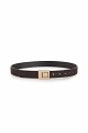 Suede belt with a metal buckle